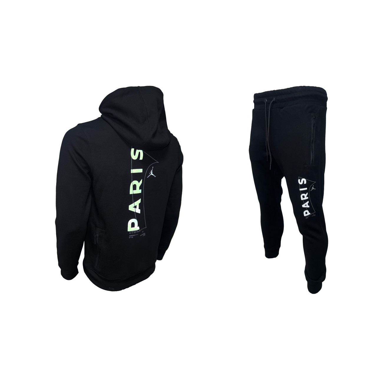 Nike AIR Jordan Paris Sweatshirt + Pants Black