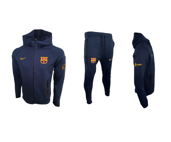  Мъжки спортен екип Nike Barcelona Tech Fleece тъмно син
