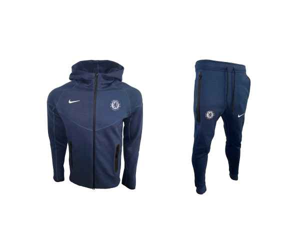  Мъжки спортен екип Nike Tech Fleece CHELSEA Dark Blue