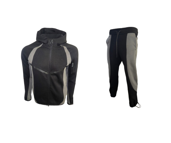  Мъжки спортен екип Nike Tech Fleece New Black Grey