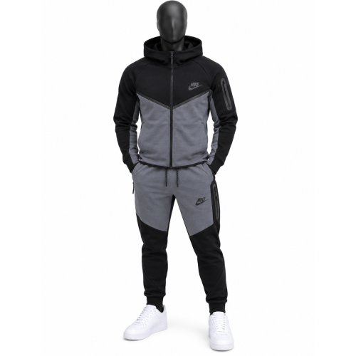  Мъжки спортен екип Nike Tech Fleece Black Dark Grey