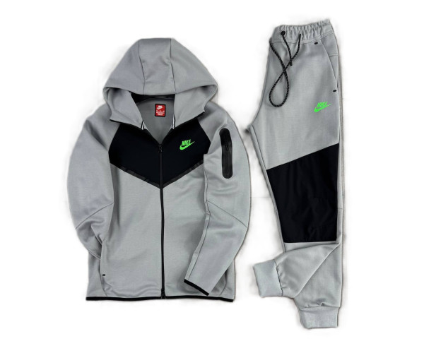  Мъжки спортен екип Nike Tech Fleece Grey black