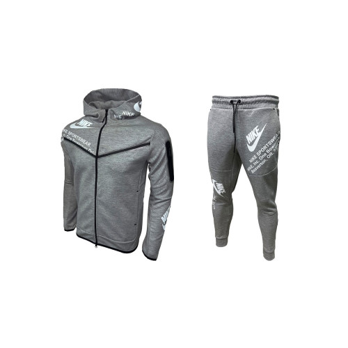  Nike Tracksuit Tech Fleece Light Grey NEW MODEL