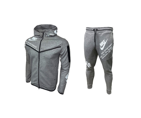  Nike Tracksuit Tech Fleece Light Grey NEW MODEL