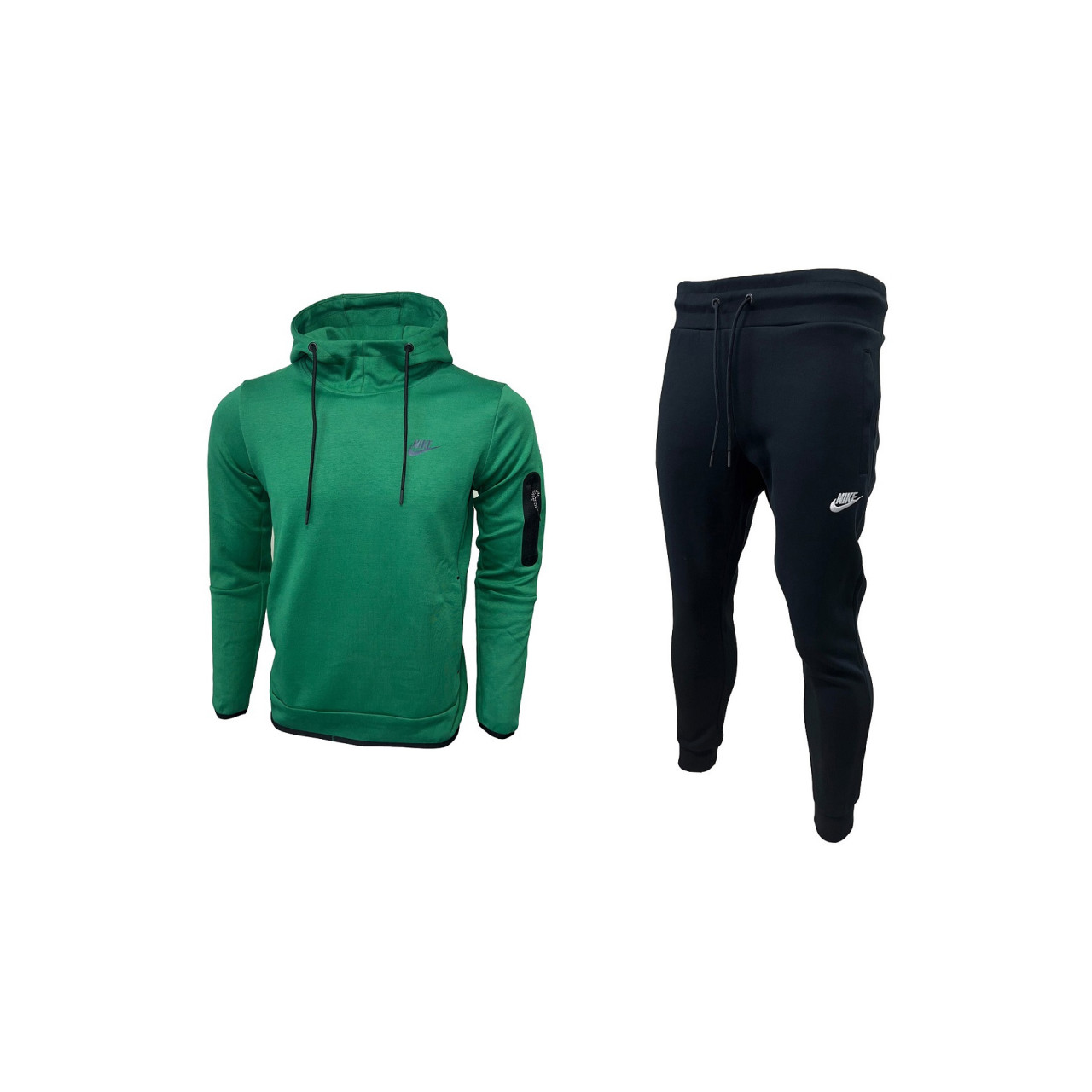  Nike Sweatshirt + Pants Tech Fleece Green Dark Blue New
