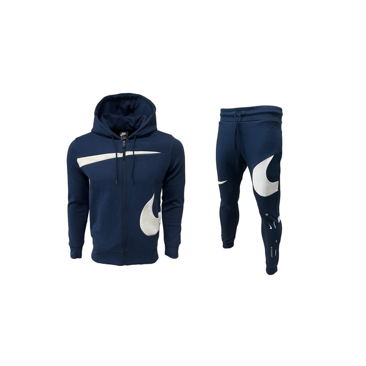 Nike Swoosh Tracksuit Dark Blue White