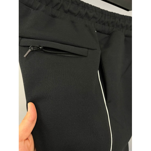 Nike Swoosh Tracksuit Black White