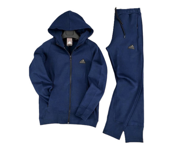 Мъжки спортен екип Adidas Tracksuit Dark Blue