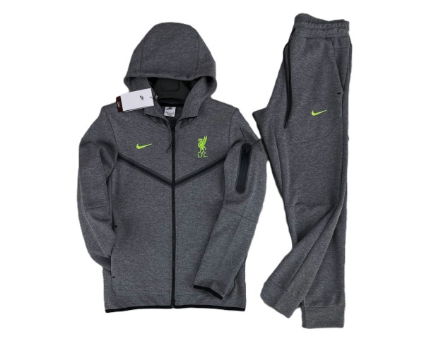  Мъжки спортен екип Nike Tracksuit Liverpool Tech Fleece Dark Grey 