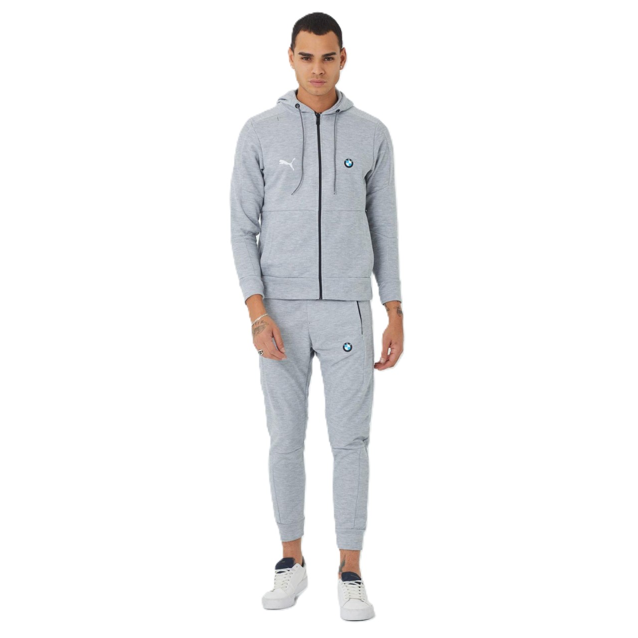 Мъжки спортен екип Puma BMW Motorsport Light Grey