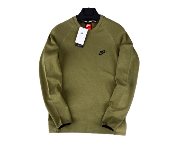 Мъжки суитшърт Nike Tech Fleece Sweatshirt Army Green