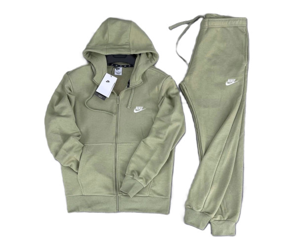 Мъжки спортен екип Nike Classic Tracksuit Beige