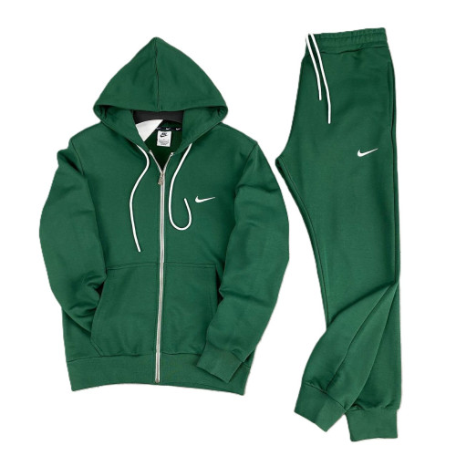 Мъжки спортен екип Nike Classic Tracksuit Green