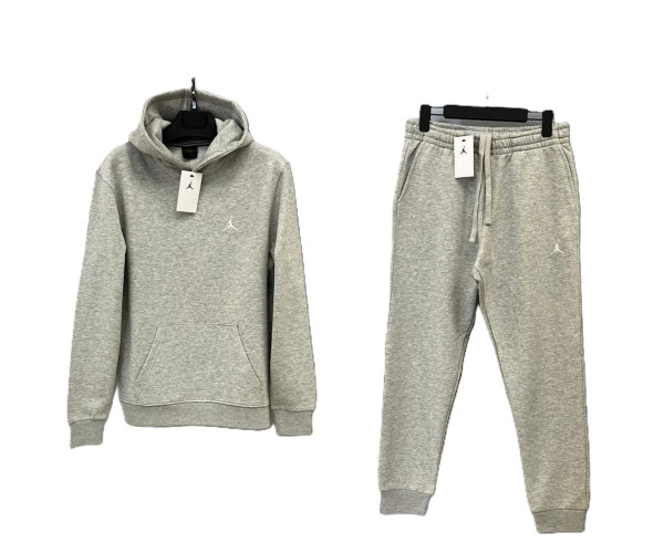 Мъжки спортен комплект Nike Sweatshirt + pants JORDAN Light Grey