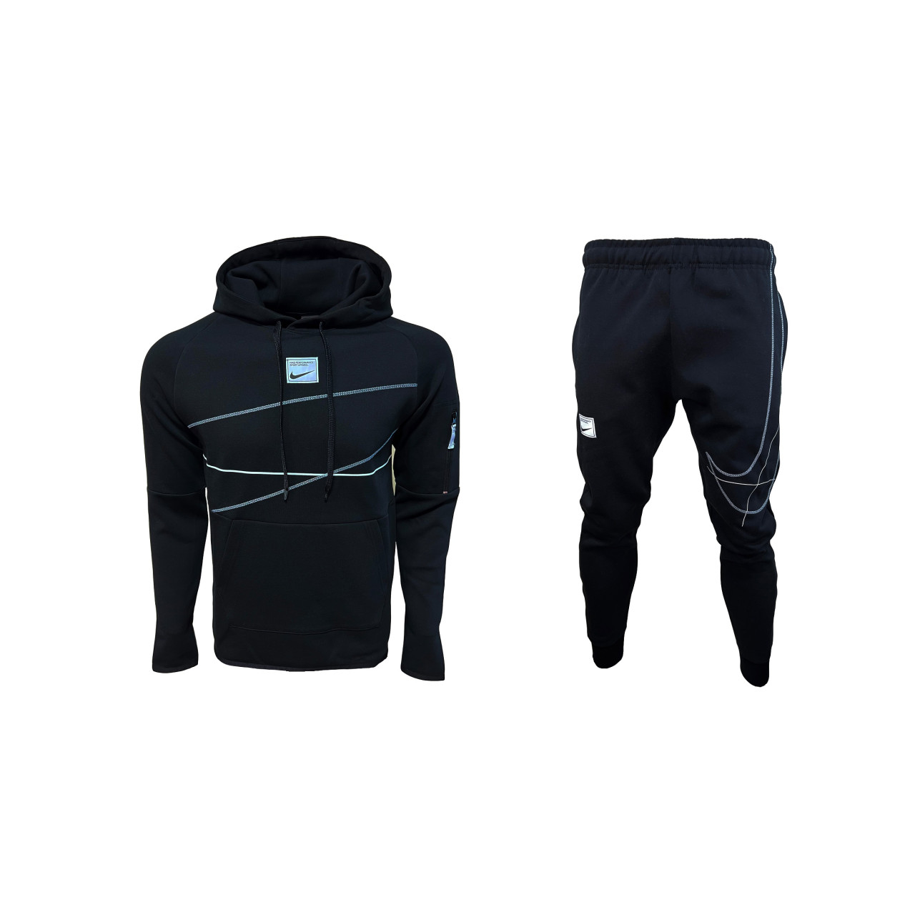 Nike Performance Sweatshirt + Pants Black