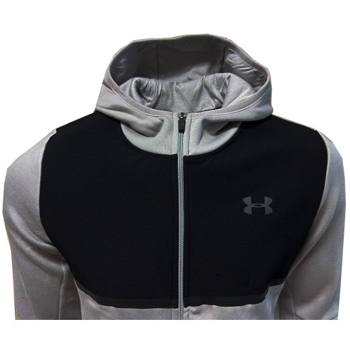 Мъжки екип ватиран памук Under Armour Winter Tracksuit Grey Black 