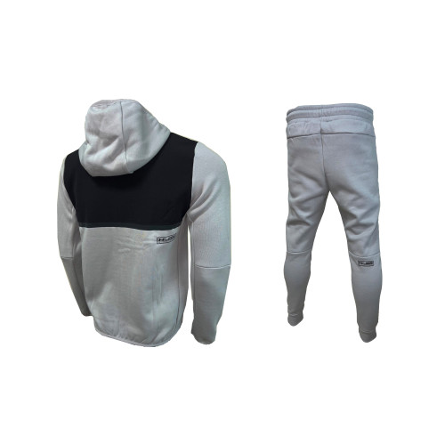 Мъжки екип ватиран памук Under Armour Winter Tracksuit Grey Black 