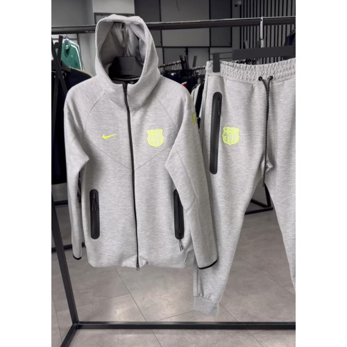  Мъжки спортен екип Nike Barcelona Tech Fleece сиво