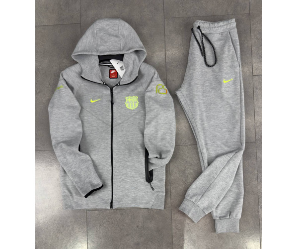  Мъжки спортен екип Nike Barcelona Tech Fleece сиво
