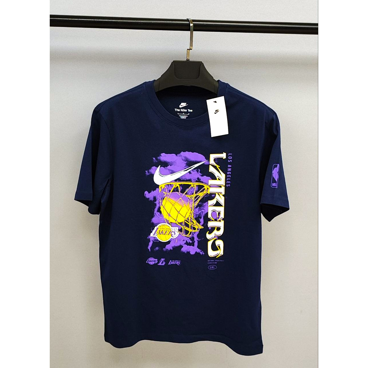 Мъжка спортна тениска Nike LA Lakers T-shirt  Black