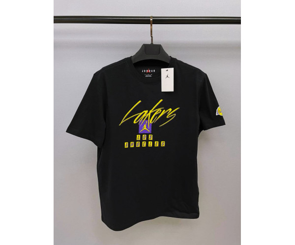 Мъжка спортна тениска Nike Jordan LAKERS T-shirt  Black