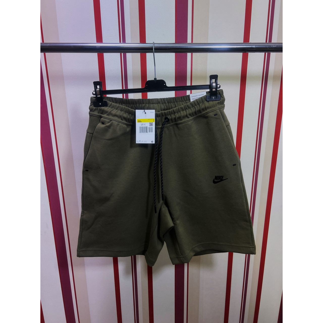 Мъжки спортни къси панталони Nike Tech Fleece Shorts Army Green