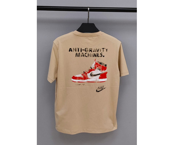 Nike Jordan ANTI-GRAVITY MACHINES T-shirt Beige