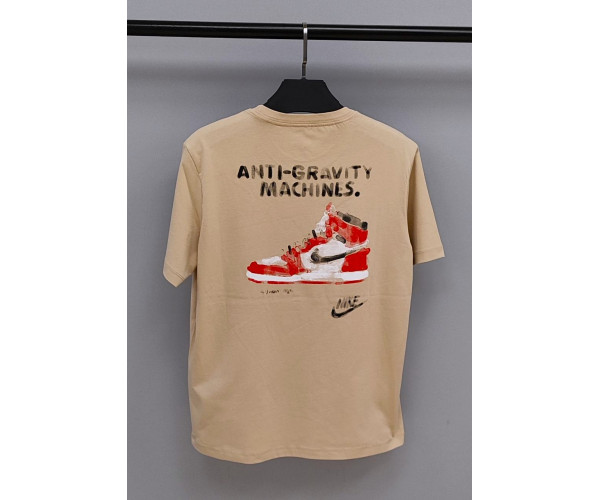Мъжка спортна тениска Nike Jordan ANTI-GRAVITY MACHINES T-shirt Beige