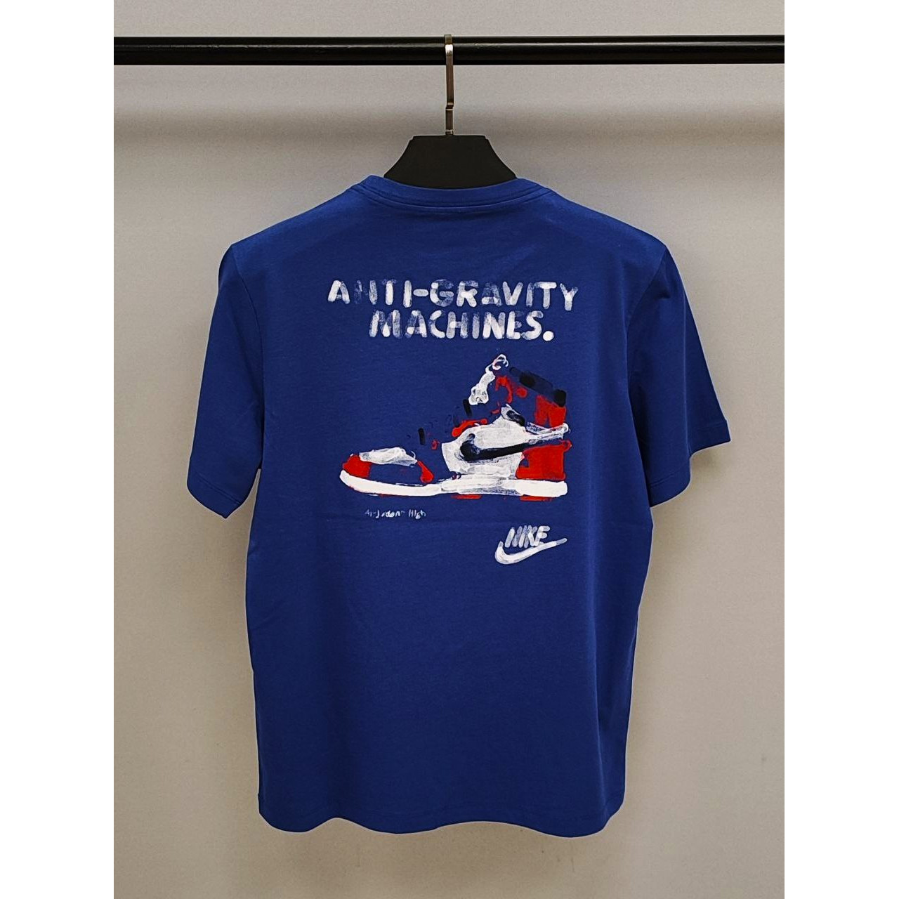 Мъжка спортна тениска Nike Jordan ANTI-GRAVITY MACHINES T-shirt Parliament Blue
