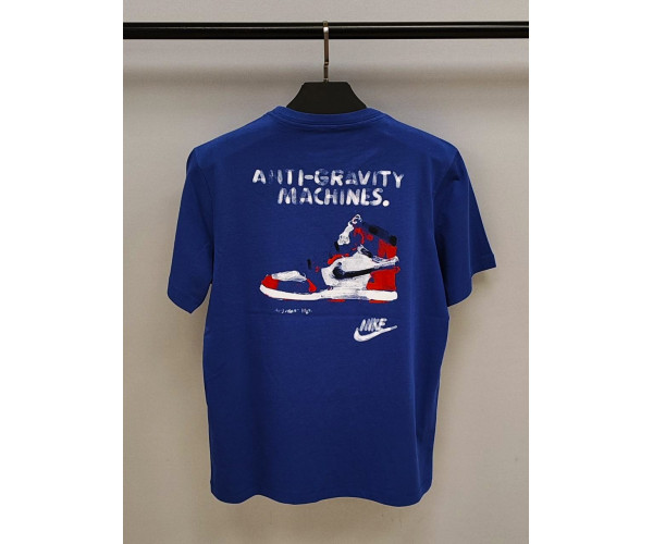 Nike Jordan ANTI-GRAVITY MACHINES T-shirt Parliament Blue
