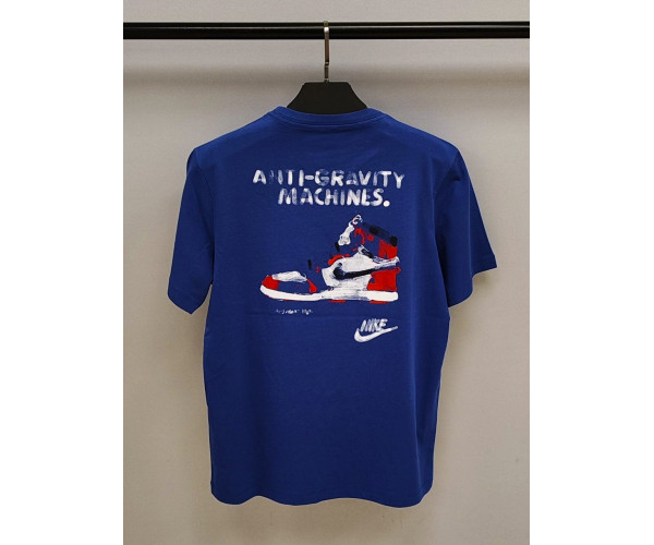 Мъжка спортна тениска Nike Jordan ANTI-GRAVITY MACHINES T-shirt Parliament Blue