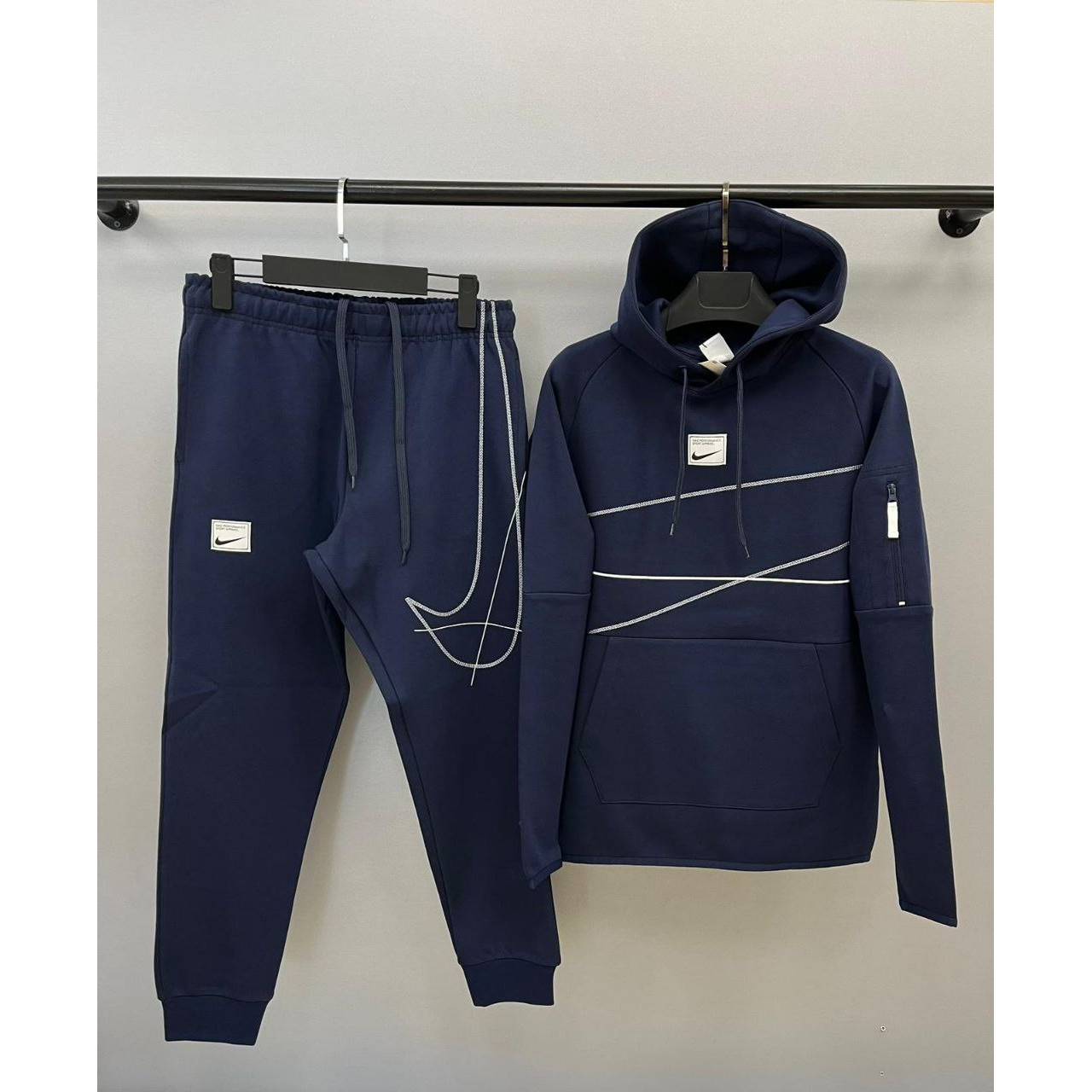Nike Performance Sweatshirt + Pants Dark Blue