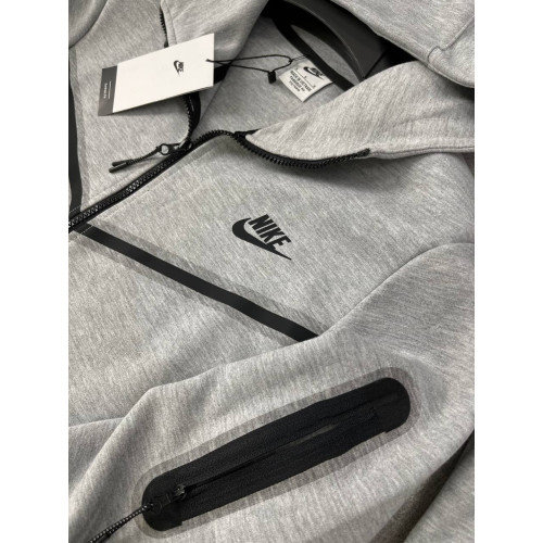 Мъжки спортен екип Nike Tracksuit Tech Fleece Light Grey