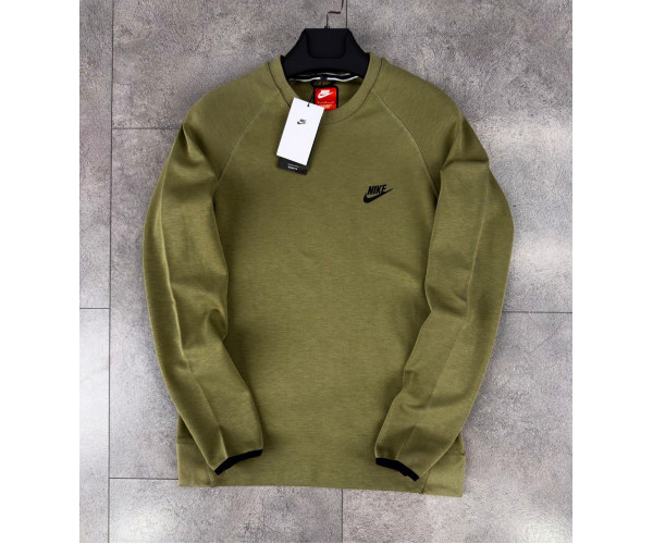 Мъжки суитшърт Nike Tech Fleece Sweatshirt Army Green