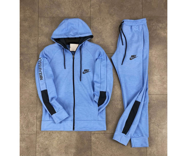 Мъжки спортен екип Nike Tracksuit AIRMAX Light Blue