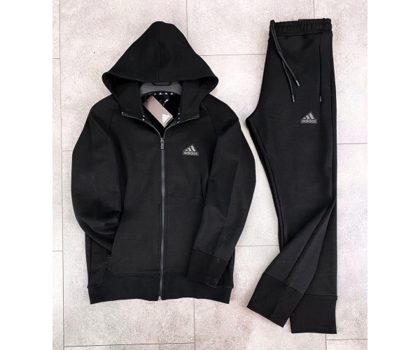 Мъжки спортен екип Adidas Tracksuit Black