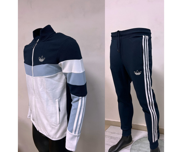 Мъжки спортен екип Adidas Originals Tracksuit Dark Blue White