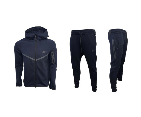  Мъжки спортен екип Nike Tech Fleece Dark Blue