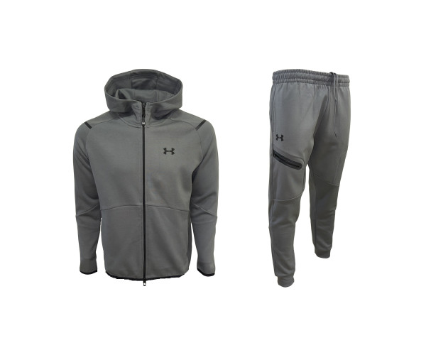 Мъжки екип Under Armour Tracksuit Dark Grey