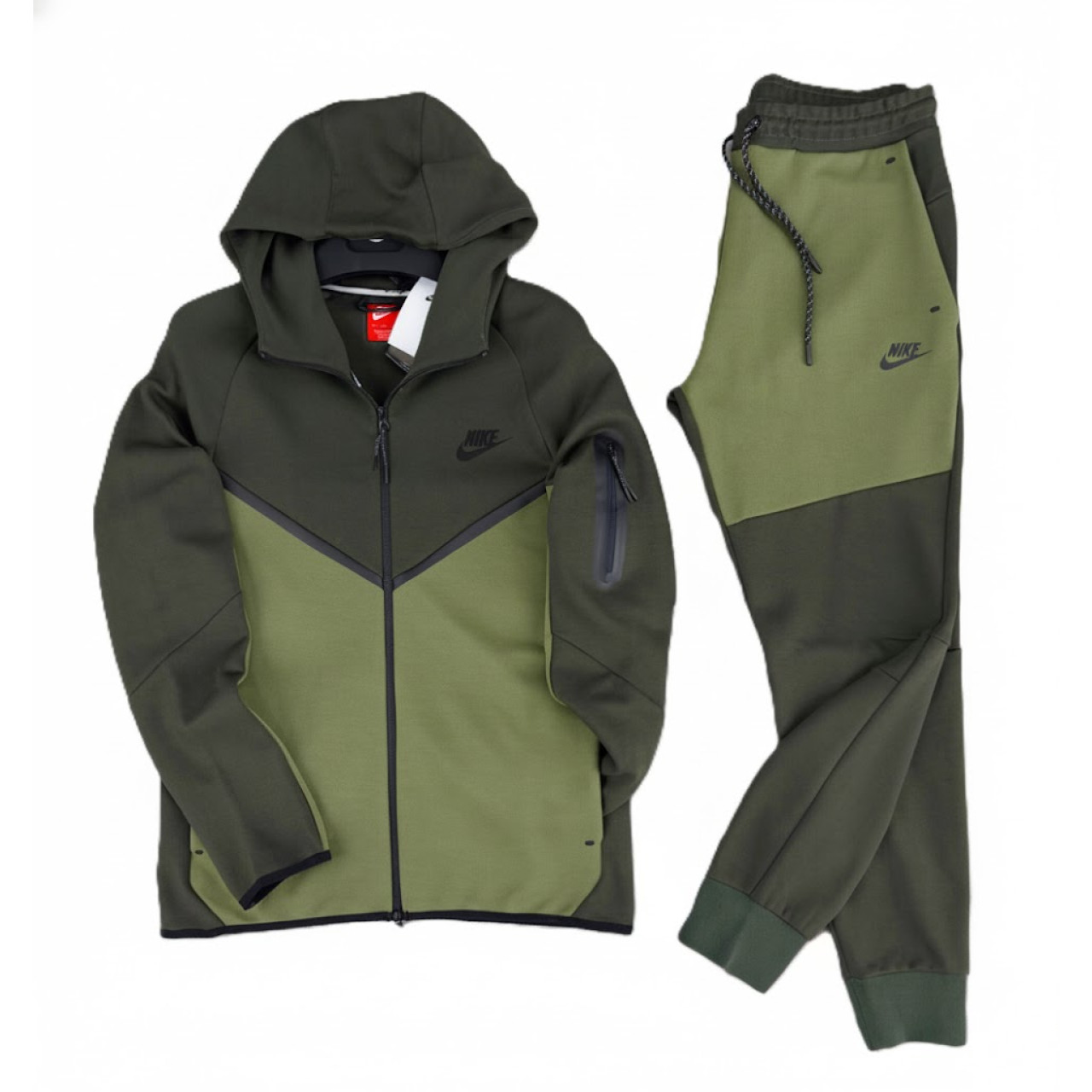  Мъжки спортен екип Nike Tech Fleece Army Green